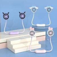ราคา พัดลมคล้องคอลายน่ารัก พกพาสะดวกน้ำหนักเบา พัดลมmini ใช้งานง่ายCARTOON NECK HANGING FAN รุ่นFQ1531 (25516102445)