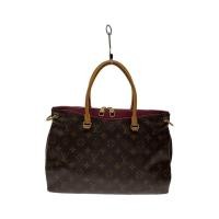 ราคา LOUIS VUITTON Handbag Pallas _ Monogram Canvas BRW_ Aurore PVC Brown Direct from Japan Secondhand (44954026796)
