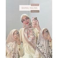 ราคา HALWA BAWA ผ้าคลุมบาวาสามเหลี่ยมงานนำเข้า รุ่นฮัลวา 110*110 (26480408535)