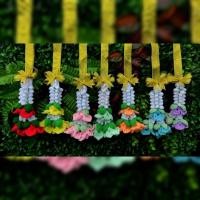 ราคา พวงมาลัยไหมพรม แขวนหน้ารถ (21981869534)