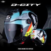 ราคา รุ่นใหม่ล่าสุด!! หมวกกันน็อคครึ่งใบ KYT D-CITY ลายใหม่ล่าสุด ส่งไว!! SP.BIKE (44854528377)