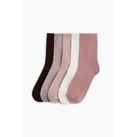 ราคา H&M(เอชแอนด์เอ็ม) ชุดถุงเท้า 5 คู่ Women 5-pack socks 1197409_1 (52654194046)