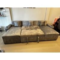 ราคา ชุดโซฟา ตัว U 3.30 เมตร ดึงนอน+ปรับนอนได้ หนังผ้าเกรดพรีเมียร์ เลือกผ้าเลือกหนังได้ ประกอบติดตั้งฟรี (14061094790)