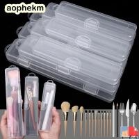 ราคา ยอมรับ กล่องเก็บแปรงแต่งหน้า1ชิ้น,แบบพกพาพร้อมฝาปิดกล่องพลาสติกออแกไนเซอร์,ดินสอเขียนคิ้วบนโต๊ะอาหารตะเกียบมัลติฟังก์ชั่ใสเครื่องมือควา (46551994474)