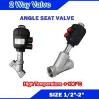 ราคา Angle seat valve (Piston angle valve) stainless steel316 screw 1/2"-2" (NC) (22987629950)