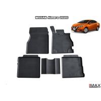 ราคา ผ้ายางรองพื้นเข้ารูปตรงรุ่น NISSAN Almera 2020 - 2022 พรมปูพื้นรถ แผ่นยางปูรถยนต์ ถาดยางปูพื้นรถเข้ารูป (7468599906)