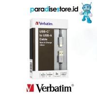 ราคา Verbatim สายเคเบิล Type-C เป็น USB 3.1 Gen 1 120 ซม. สีเทา (20956316202)