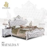 ราคา MAFALDA-V BED เตียงนอนเจ้าหญิง หลุยส์ 6ฟุต สีซอฟท์ไวท์ รุ่น มาเฟลดา 5 (3319404651)