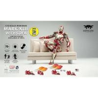 ราคา Comicave Studios 1/12 Scale Iron Man Mark XLII Collectible Figure with Sofa Set (SDCC 2016 Exclusive) ไอรอนแมน โมเดล ฟิก (7951626316)