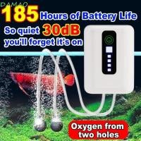 ราคา DAMAO ปั๊มออกซิเจนตู้ปลา, ปั๊มออกซิเจน USB เงียบเป็นพิเศษ 70H/40H, ปั๊มตู้ปลาขนาดเล็ก Dual-Purpose USB ชาร์จกันน้ําตกปลาปั๊มออกซิเจนตู้ปลาขนาดเล็ก (51904622227)