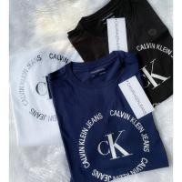 ราคา เสื้อยืด Calvin Klein Circle logo 100% Authentic ของแท้ (23245178839)