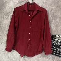 ราคา ผ้ามือสอง​ เสื้อเชิ้ตแขนยาว​ลูกฟูก uniqlo (22643990707)