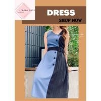 ราคา ชุดเดรส CECIL McBEE (มือสองงานคัด สภาพใหม่) (42305503496)