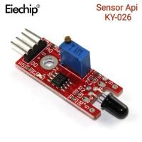 ราคา IR Flame Detector KY-026 4pin Digital & Analog Output Keys (43120784927)
