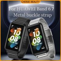ราคา สายนาฬิกาสแตนเลสHuawei Band 8/9/10 Huawei Band 6/Huawei Band 7/Honor 6 สายนาฬิกาโลหะพร้อมหัวเข็มขัด (24065415107)