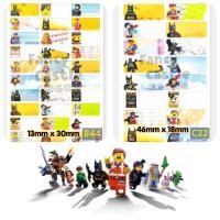 ราคา สติ๊กเกอร์ชื่อการ์ตูนเลโก้ (20080143139)
