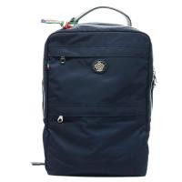 ราคา Premium Italian Leather and Nylon Backpack with Laptop Compartment for Men - Orobianco PUNTUALE-C (Black and Navy Options) (43004334326)