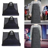 ราคา [ความศักดิ์สิทธิ์2] ผ้ากันเปื้อนเชื่อมผ้ากันเปื้อนยีนส์ป้องกันมืออาชีพนุ่มสบาย ชุดทํางาน เอี๊ยมสําหรับบาร์บีคิวสวนครัวบ้านบัดกรี (43854795370)