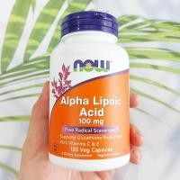 ราคา Alpha Lipoic Acid 100mg 120 Veg Capsules (Now Foods®) กรดอัลฟาไลโปอิก #ALA สารต้านอนุมูลอิสระ Universal Antioxidant (5104936365)