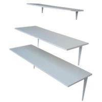 ราคา Pimpim_shop มีสีขาว,สีดำ และไม้ยางพารา ชั้นไม้พร้อมขารับ ชั้นวางของแบบติดผนัง ทำจากไม้อย่างดีไม่ซับบวมน้ำ (4715934297)