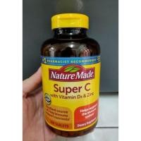 ราคา Nature Made Super C vitaminD + zinc Complex 200 Tablets  (8078394863)