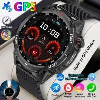 ราคา 2025New GPS สมาร์ทวอท์ชในตัว GPS AMOLED จอแสดงผล 3ATM เข็มทิศกันน้ํากีฬาฟิตเนสติดตามกีฬากลางแจ้ง Smartwatch BT Call (40851675438)