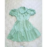 ราคา ชุดเดรสสั้น สีเขียวมิ้นท์ (15925269328)