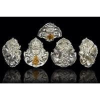 ราคา พระอินทร์แปลง สี่หูห้าตา มหาเศรษฐี ตำรับ ครูบาชัยวงศาพัฒนา โดย หลวงพ่อ ครูบาอินแก้ว ศิษย์ก้นกุฏิ ครูบาวงศ์ เนื้อเงิน (21531855482)