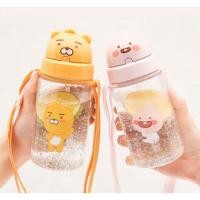 ราคา <Daiso Korea>little Kakao Friends Straw Water Bottle 350 ml (ชมพู-เอพีช / เหลือง-ไลออน) (26327593803)