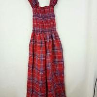 ราคา มือสอง..จั้มกางเกงสม็อคอกลายสก้อตสีแดง (5302166827)