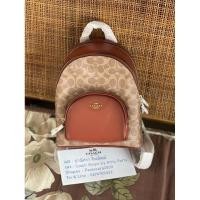 ราคา Coach Carrie Backpack 23 In Signature Canvas Brass/Tan Rust (9216460122)