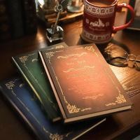 ราคา สมุดบันทึกเวทมนตร์แฮร์รี่ พอตเตอร์ ศิลปะประณีตย้อนยุคหนาพิเศษ (41163819814)