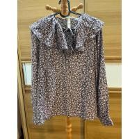 ราคา เสื้อผ้าชีฟอง H&M ลายดอกไม้ มือสอง ไซส์ xs (22260496403)