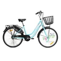 ราคา LA Bicycle จักรยาน 24 นิ้ว รุ่น City ZONE aluminium (สามารถส่งเป็นคันพร้อมขี่ได้) (300667313)