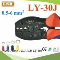 ราคา LSD-LY-30J คีมย้ำหางปลา LSD LY-30J ย้ำหัวสายไฟ หางปลาแบบมีฉนวน DD (12152656925)