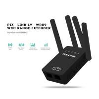 ราคา เครื่องขยายสัญญาณ ไวไฟ 4 เสา WiFi Repeater มีสองเสารับสัญญาณ (2705175544)