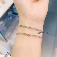 ราคา SWAROVSKI Bracelet Carrier Magnetic Snap Diamond Crystal Bracelet Ever-Changing Magic Chain Bracelet (45353306798)