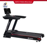 ราคา NORTH FITNESS ลู่วิ่งไฟฟ้า ลู่วิ่งออกกำลังกาย รุ่น GOLD-FLEX มอเตอร์ 5 AC 【ติดตั้งฟรี】 (24160782848)