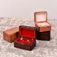 ราคา เครื่องประดับงานแต่งงานย้อนยุค Rosewood กล่องแหวนเพชรกล่องแหวน High-End กล่องแหวนมะฮอกกานีข้อเสนอ Rosewood งานแต่งงานคู่ 7WM2 (57102175891)