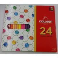 ราคา สีไม้ COLLEEN 24แท่ง 24สี (473623953)
