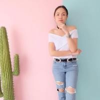 ราคา Used once top เสื้อปาดไหล่ สีขาว สวยๆเก๋ๆ ส่งต่อ100 (from490) สนใจทักมาขอดูภาพเพิ่มเติมได้ (944951990)