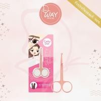 ราคา Cathy Doll Safety Eyebrow Scissors เคที่ดอลล์ กรรไกรเล็มขน คิ้ว เซฟตี้ อายโบรว์ ซิสเซอร์ (25175041600)