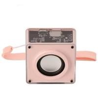 ราคา QPLUS Mini Cute Cube ลำโพงบลูทูธ สีชมพู (41350508270)