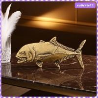 ราคา [น่ารัก1] ทองเหลืองปลารูปปั้นของที่ระลึกโลหะหัตถกรรมสัตว์ทะเลประติมากรรมโต๊ะเครื่องประดับชาสัตว์เลี้ยงสําหรับชั้นวางหนังสือตู้ทีวีห้องที (57905769762)