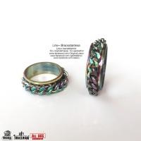 ราคา แหวนโซ่ แหวนไทเทเนียม สแตนเลสแท้ (5772123372)