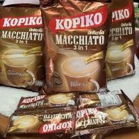 ราคา กาแฟ มัคคิอาโต เอสเพรสโซ โกปิโก้ นม ครีมฟองละมุน Macchiato kopiko 3in1 coffee 20 pcs (27722598524)