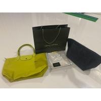 ราคา Longchamp Le Pliage Club Large Long Handle Tote Yellow ( Size L) (27385959549)