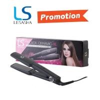 ราคา Lesasha เครื่องหนีบถนอมเส้นผม รุ่น LS0320 เครื่องหนีบผมตรง แผ่นเคลือบเซรามิคสีดำ (3384839640)