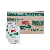ราคา ไทยเดนมาร์ค นม ยูเอชที รสหวาน ขนาด 250 มล. (แพ็ค 36 กล่อง) (5773695665)