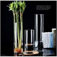ราคา ทรงกระบอกมังกรไม้ไผ่ตกแจกันไม้ไผ่เครื่องประดับโปร่งใสไม้ไผ่แจกันแก้วตรงขนาดใหญ่น้ํา-ไร่หนาฟอร์จูนไม้ไผ่ (41527699930)